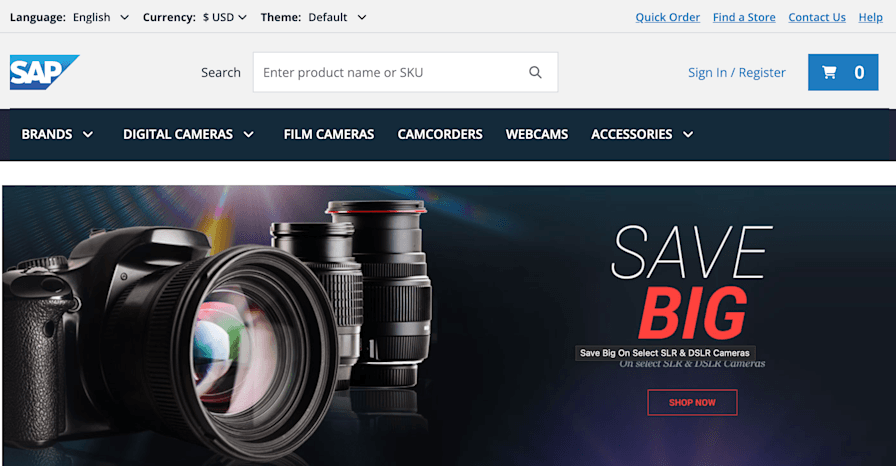 SAP Composable Storefront